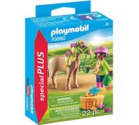 Playmobil Figurine Cavalière avec poney – Modèle 70060 – Special Plus