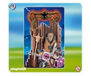 Playmobil chevaliers 4774 citadelle des barbares transportable multicolore G