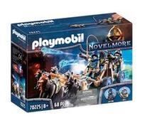 Playmobil Chevaliers, Château Fort 70225 Chevaliers Novelmore avec canon et loups Rose G