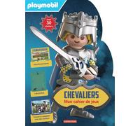Playmobil - Chevaliers Mon cahier de jeux - Justine de Lagausie - Casterman - broché - Livre-jeu