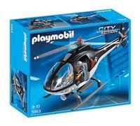 Playmobil City Action 5563 Hélicoptère avec Policier des Forces Spéciales multicolore G