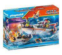 Playmobil City Action 70140 - Bateau Général Des Sauveteurs En Mer