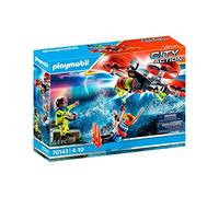 Playmobil City Action 70143 Sea Rescue: Diver Rescue with Drone, for Ages 4+