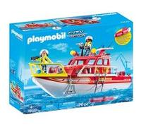 Playmobil City Action Bateau de sauvetage et pompiers