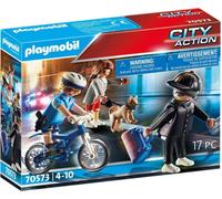 PLAYMOBIL City Action 70573 Vélo de police : poursuite du pickpocket