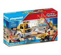 PLAYMOBIL City Action 70742 Chantier avec Camionnette A partir de 4 Ans 136