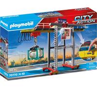 PLAYMOBIL City Action 70770 Portalkran mit Containern