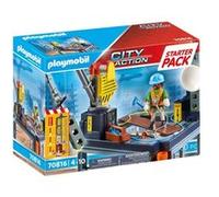 Playmobil Starter Pack Construction With Crane Multicolore 4-7 Years Enfants