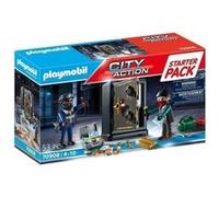 Playmobil Starter Pack 70908 - Policier et cambrioleur de coffre-fort, Dès 5 ans
