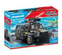 PLAYMOBIL 71144 Véhicule d'intervention des forces spéciales, Les policiers, City Action, Unité d'élite, 73 pièces, Dès 5 ans