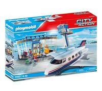 Playmobil - City Action - 71153 - Aéroport avec Avion, Aéroport et 6 Personnages G