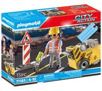 Playmobil City Action 71185 - Set cadeau Ouvrier avec scie de sol