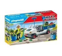 Playmobil City Action 71433 - Agent D'entretien Voirie Avec Véhicule