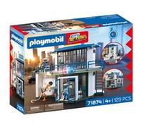 Playmobil Poste de police 71874, salle de recherches, City Action, 129 pièces, dès 4 ans