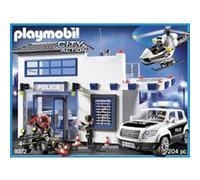Playmobil City Action 9372 Poste de police et véhicule G