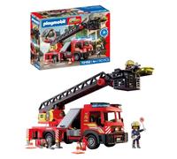Playmobil | City Action | Camion de Pompiers avec échelle | Véhicule d’Intervention avec échelle 63 cm, lumière, Son et Accessoires de Sauvetage | Dès 4 Ans | 72192
