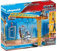 PLAYMOBIL City action Grue Radio-commandée avec Mur de Construction 70441 / NOEL
