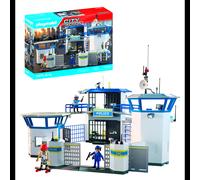 Playmobil City Action - Poste de Police 71873 - Plastique Multicolore - 3 Figurines - 35 Pièces - 4-10 Ans - Dimensions Emballage 284x74x187mm
