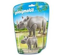 Playmobil City Life 6638 Rhinocéros et son petit multicolore G