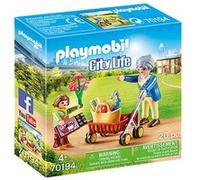 Playmobil City Life 70194 Petite fille et grand-mère Multicolore G