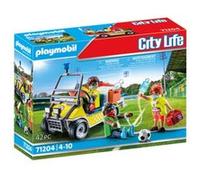 Playmobil Véhicule de secours City Life 71204 – 2 secouristes et équipements – Dès 4 ans