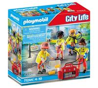 Playmobil 71244 Équipe de secouristes – City Life – 4 personnages – Dès 4 ans