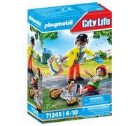 Playmobil City Life 71245 - Secouriste avec blessé