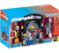 Playmobil City Life 9108 - Coffret De L'atelier Du Motard