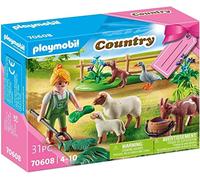 Playmobil Coffret cadeau Paysanne avec animaux de pâturage 70608