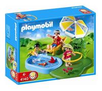 Playmobil - 4140 - Compact set famille et pataugeoire