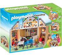 Playmobil Country 5418 - Jeu de construction - Ecurie transportable