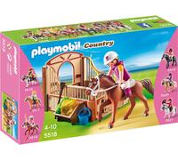 Playmobil Country 5518 - Cheval Shagya Et Cavalière