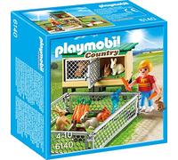 Playmobil Country 6140 - Enfant avec enclos à lapins et clapier