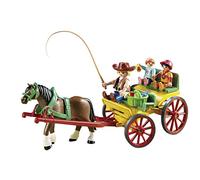 PlayMOBIL Country 6932 Chariot à cheval avec enfants et conducteur à partir de 5 ans
