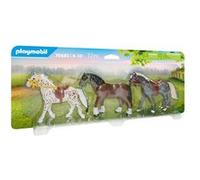 Playmobil 70683 – Le Club d'équitation Country – 3 chevaux – Animaux équitation