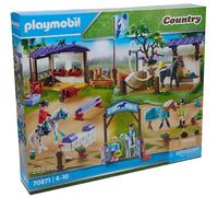 Playmobil 70871 Country Tournoi d'équitation avec Lavage de Chevaux