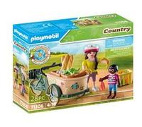 Playmobil Country 71306 - Cycliste avec vélo et remorque avant