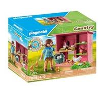 Playmobil 71308 Agricultrice et poulailler – Personnage et animaux – Plus de 80% recyclés – Dès 4 ans