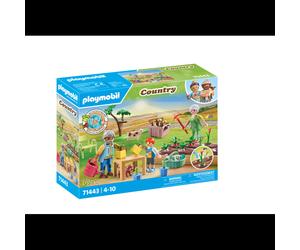 Playmobil Country 71443 : Grands-Parents et Potager, Multicolore, Plastique, 4-10 ans, 13 pièces, Assemblage requis, Dimensions colis 93x38x120 mm