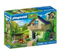 Playmobil Maison de ferme 72162 – Balcon, cuisine, lits et animaux – Dès 4 ans