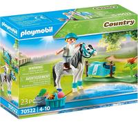 Playmobil Jouet 70522 Cavalière avec poney gris – Country Le Poney Club – Poney à collectionner