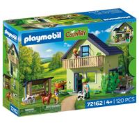 Playmobil Maison de ferme 72162 – Balcon, cuisine, lits et animaux – Dès 4 ans