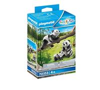 Playmobil Couple de Pandas avec bébé Multicolor 70353