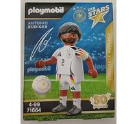 PLAYMOBIL DFB Stars Figurines de joueur au choix - Édition limitée pour l'Euro 2024 (71664 - Antonio Rüdiger)