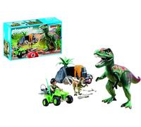 PLAYMOBIL Dites-Nous, Tiranosaurus Rex avec Exploratrice 71588, à partir de 4 Ans