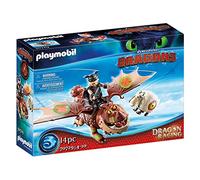Playmobil Dragon Racing: Varek et Bouledogre 70729 Multicolore