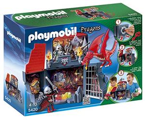 Playmobil Dragons 5420 Coffret - Chevaliers et dragon transportable