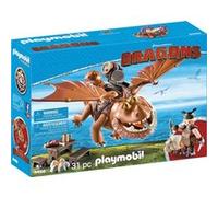 Playmobil Dragons 9460 Varek et Bouledogre Multicolore G