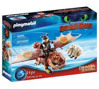 Playmobil Dragons Dragon Racing: Varek et Bouledogre