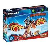 Playmobil DreamWorks Dragons © 70731 Dragon Racing Rustik et Krochefer Multicolore G
